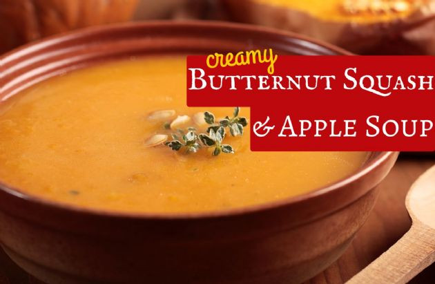 Low Calorie Butternut Squash Recipes
 Creamy Butternut Squash & Apple Soup Recipe