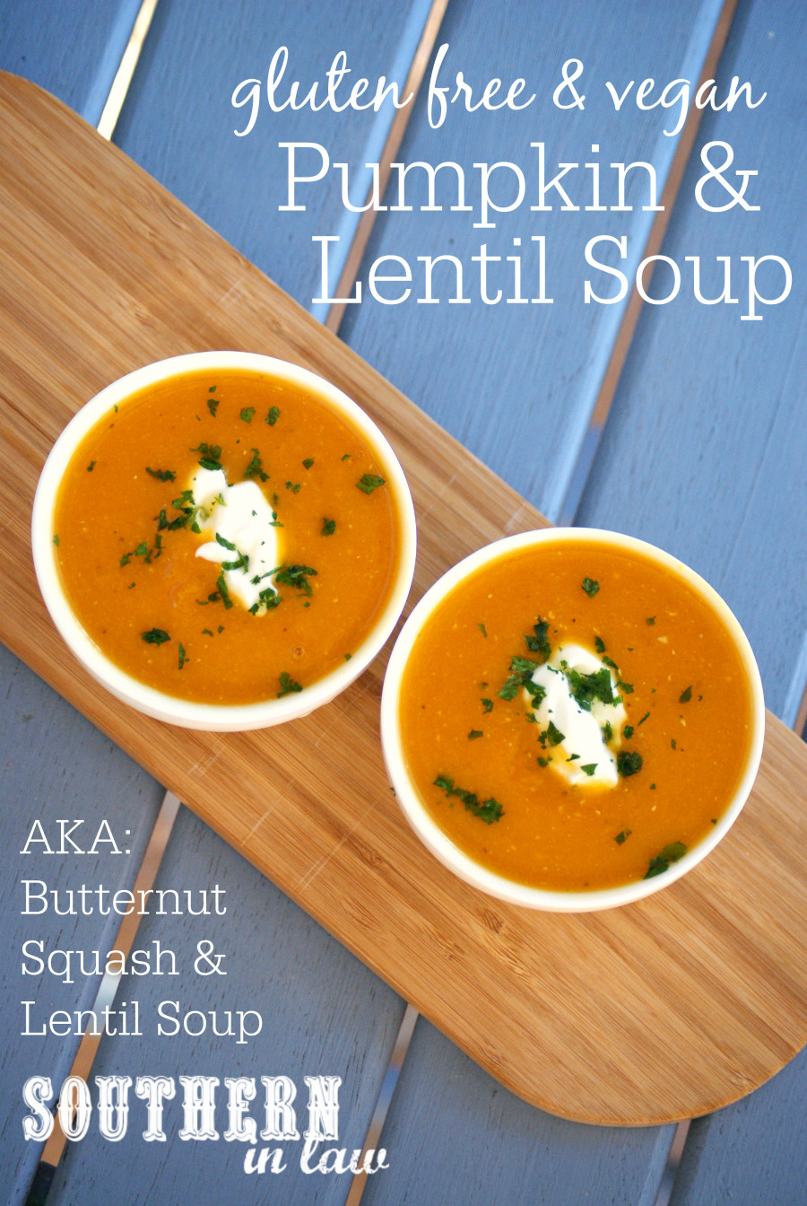 Low Calorie Butternut Squash Recipes
 Southern In Law Recipe Vegan Pumpkin and Lentil Soup