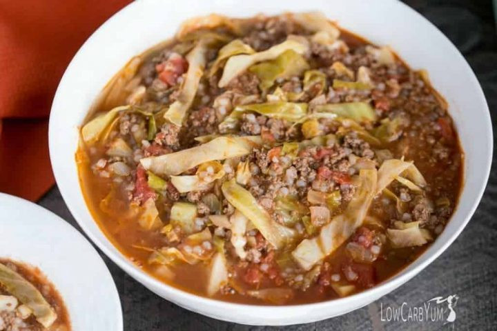 Low Calorie Cabbage Recipes
 Unstuffed Cabbage Soup Recipe Easy Low Carb Meal