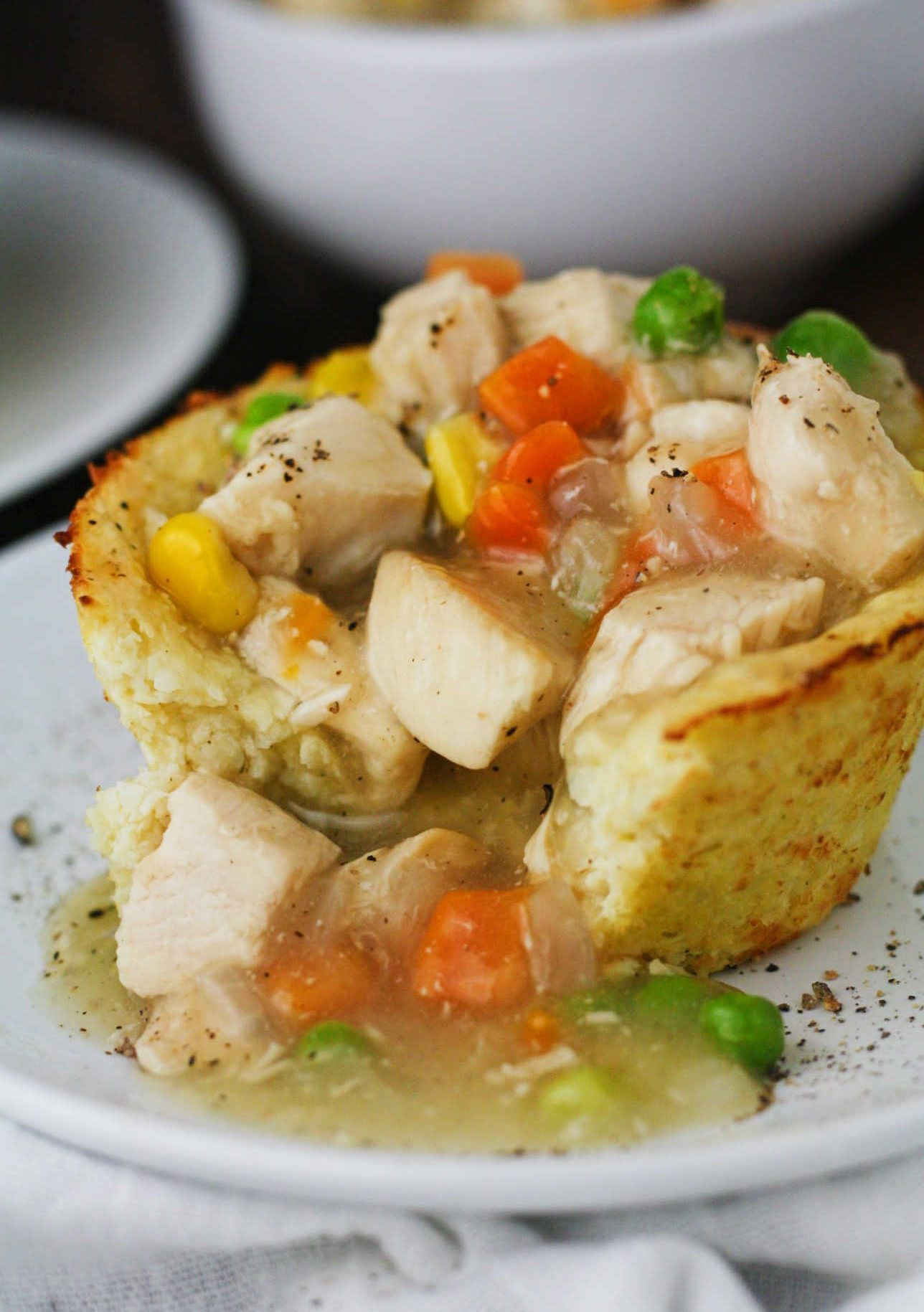 Low Calorie Chicken Pot Pie
 Low Carb Cauliflower Pot Pies It s Cheat Day Everyday