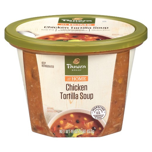 Low Calorie Chicken Tortilla Soup
 Panera Bread Low Fat Chicken Tortilla Soup 16 oz Tar