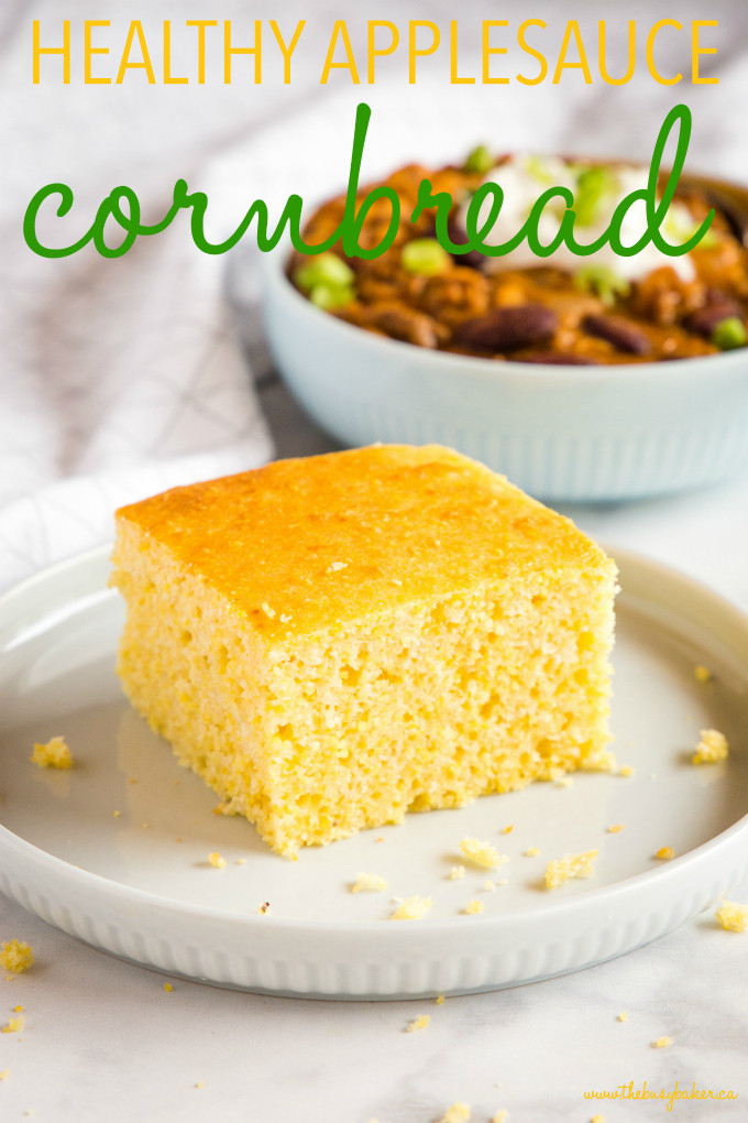 Low Calorie Cornbread
 Healthier Low Fat Cornbread Made with Applesauce The