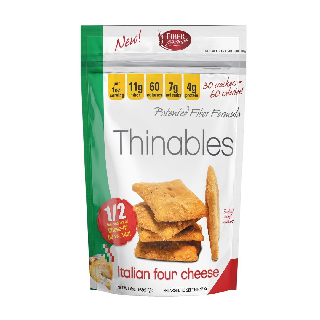 Low Calorie Crackers
 Amazon Thinables Low Calorie Crackers 6 pack Sharp