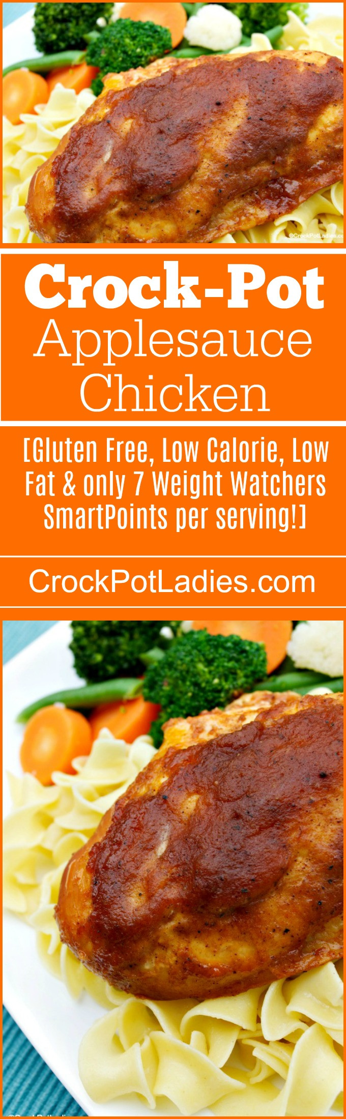 Low Calorie Crock Pot Chicken Breast Recipes
 Crock Pot Applesauce Chicken Crock Pot La s