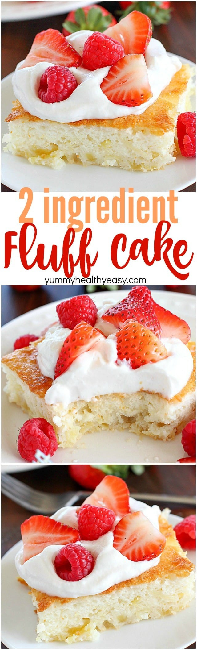 Low Calorie Desserts Fast Food
 2 Ingre nt Fluff Cake Yummy Healthy Easy