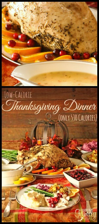 Low Calorie Dinners For Family
 Low Calorie Thanksgiving Dinner