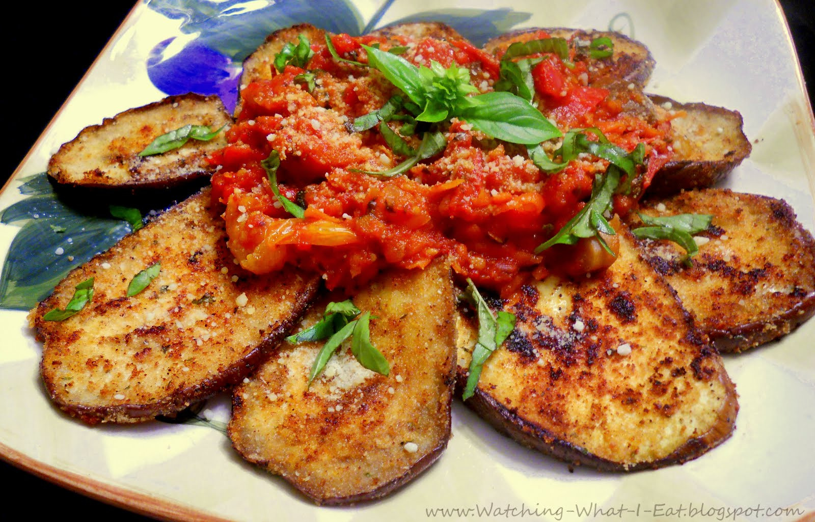 Low Calorie Eggplant Recipes
 Watching What I Eat Low Fat Eggplant Parmesan Meatless