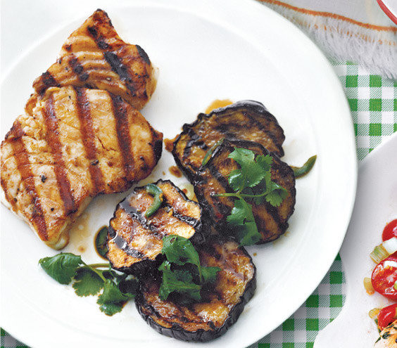 Low Calorie Eggplant Recipes
 Halibut With Grilled Eggplant Salad