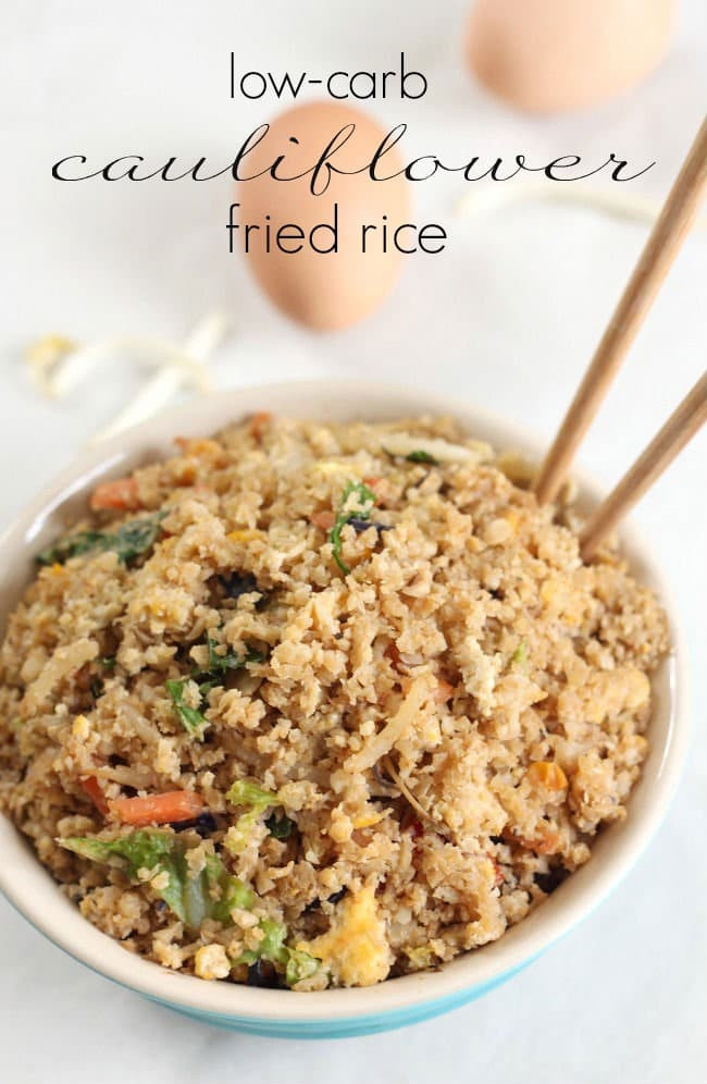 Low Calorie Fried Rice
 Low carb cauliflower fried rice Amuse Your Bouche