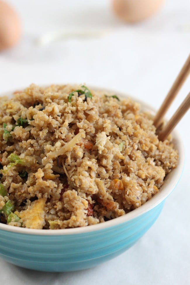 Low Calorie Fried Rice
 Low carb cauliflower fried rice Amuse Your Bouche