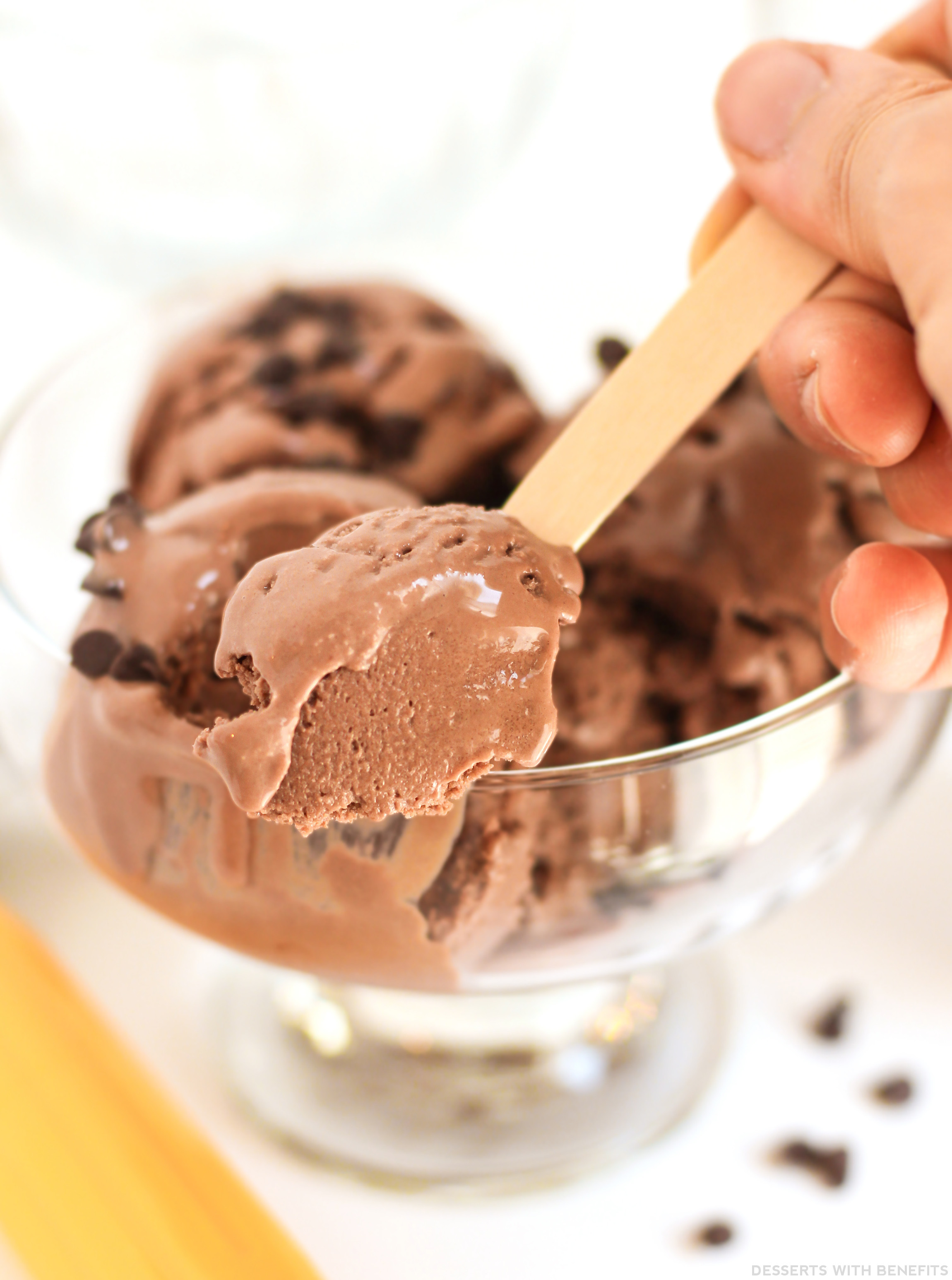 Low Calorie Frozen Desserts
 Healthy Double Chocolate Protein Frozen Yogurt Recipe