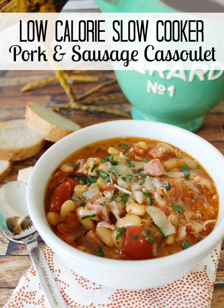 Low Calorie Ham Recipes
 Low Calorie Slow Cooker Sausage and Pork Cassoulet A