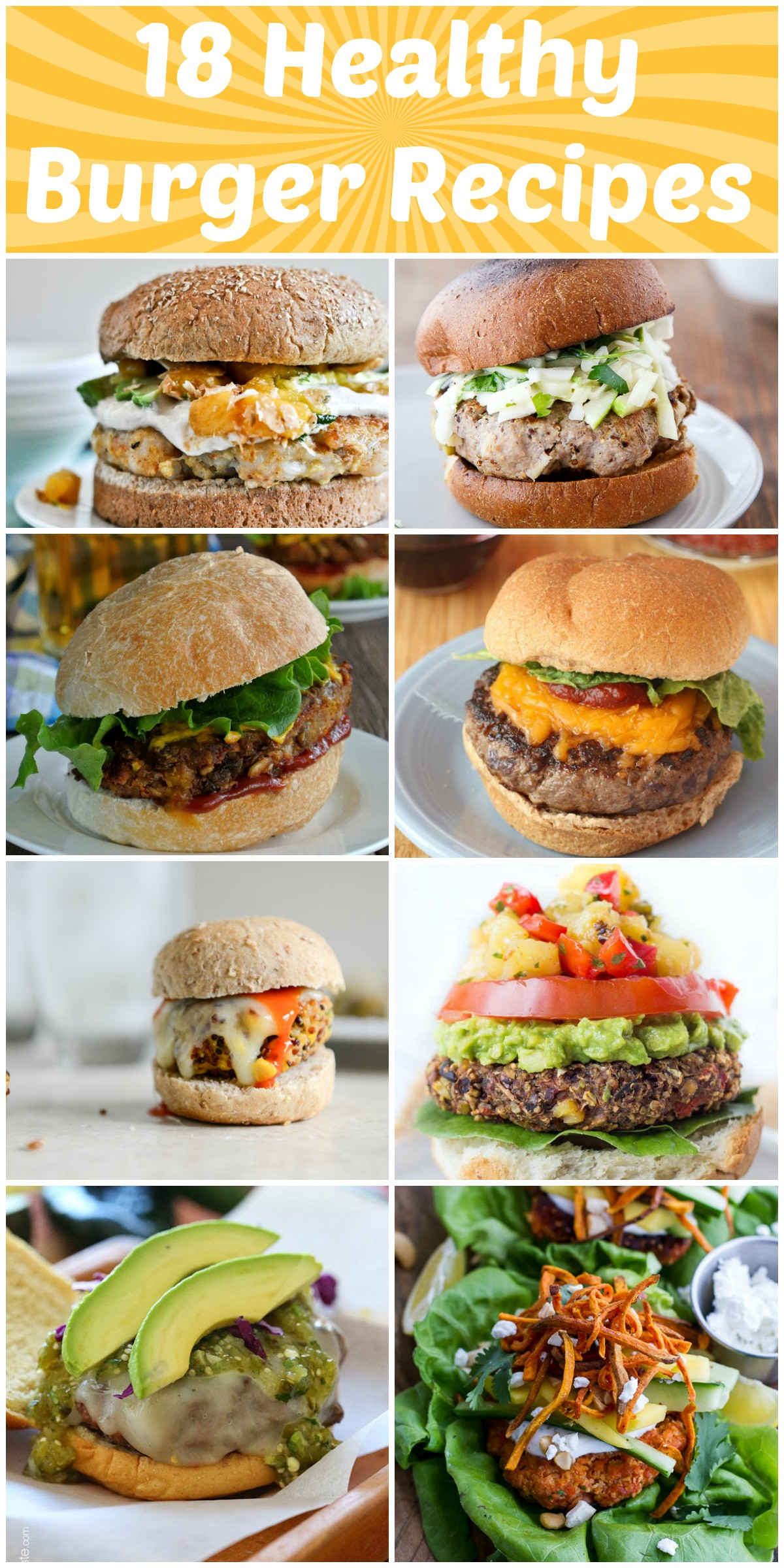 Low Calorie Hamburger Recipes
 18 Healthy Burger Recipes Food Done Light
