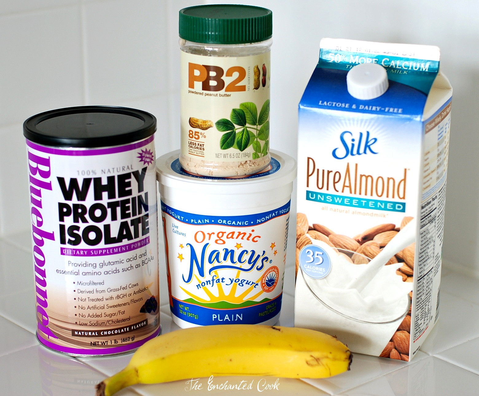 Low Calorie High Protein Smoothies
 The Enchanted Cook Chocolate PB and Banana Smoothie