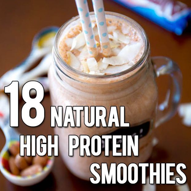 Low Calorie High Protein Smoothies Recipes
 18 Natural High Protein Smoothies to Grow Your Biceps