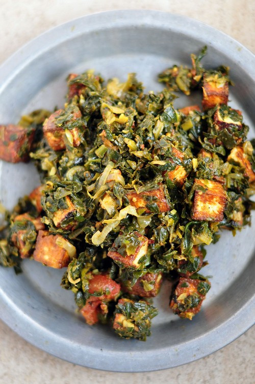 Low Calorie Indian Recipes
 Indian Spinach Paneer Palak recipe – 199 calories