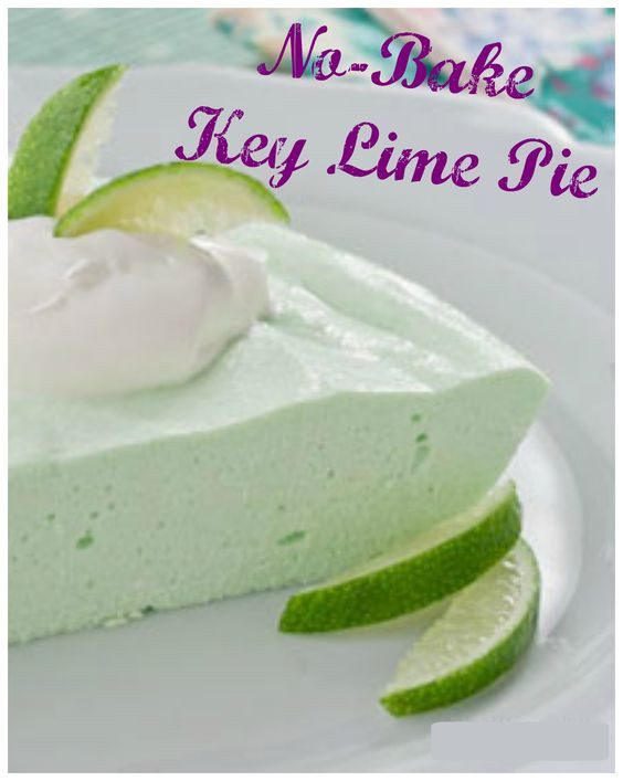 Low Calorie Key Lime Pie
 No Bake Key Lime Pie Recipe