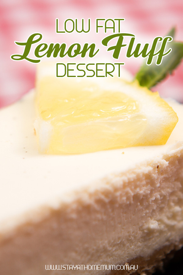 Low Calorie Lemon Desserts
 Low Fat Lemon Fluff Dessert