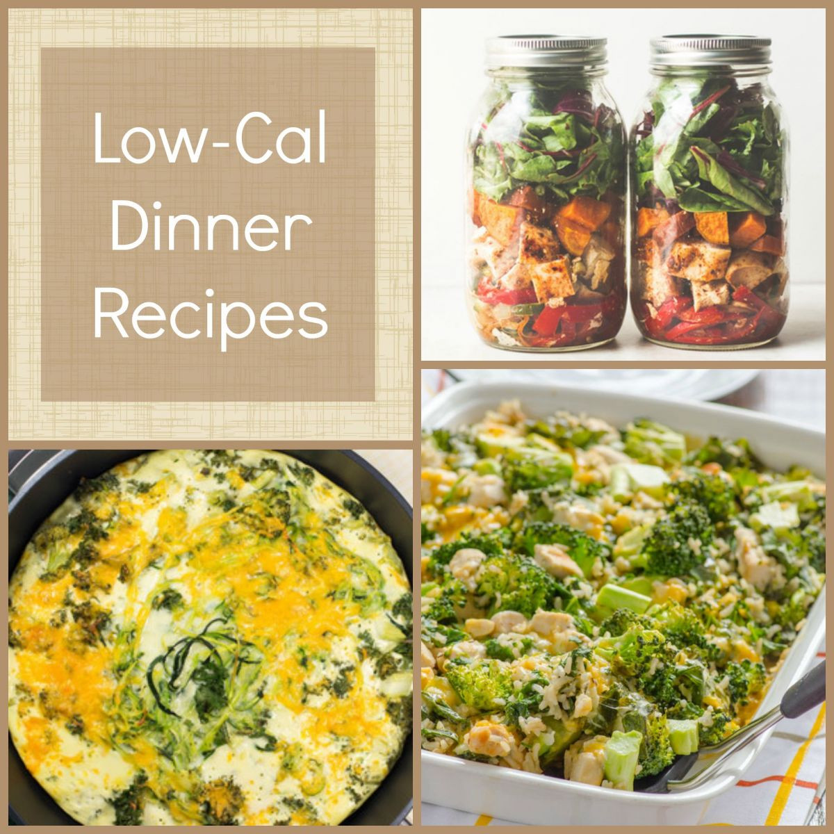 Low Calorie Low Carb Recipes For Dinner
 20 Low Calorie Dinner Recipes