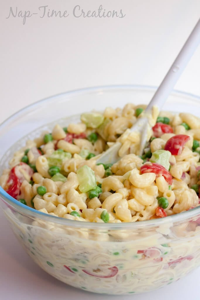 Low Calorie Macaroni Salad Low Fat Pasta Salad with Ve ables Life Sew Savory