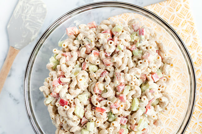 Low Calorie Macaroni Salad Recipe Low Fat Skinny Macaroni Salad