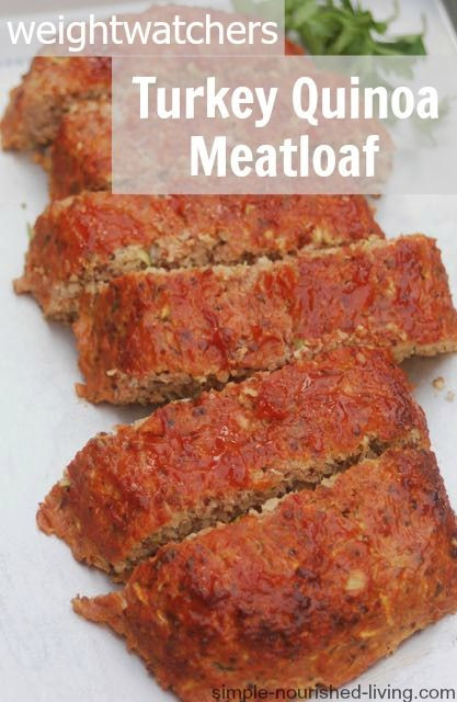 Low Calorie Meatloaf
 Weight Watchers Turkey Meatloaf with Quinoa & Zucchini
