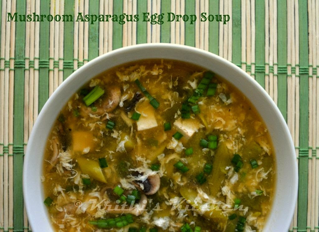 Low Calorie Mushroom Recipes
 Krithi s Kitchen Mushroom Asparagus Egg Drop Soup