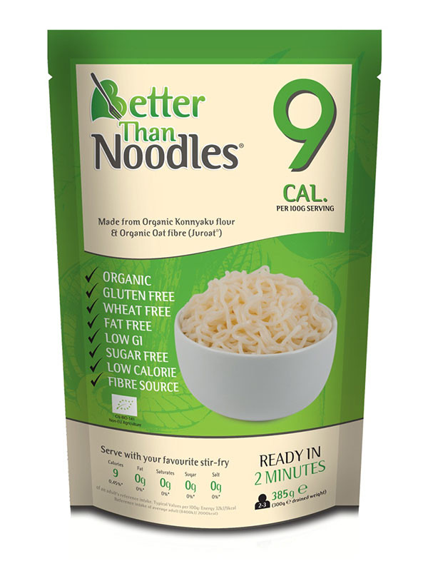 Low Calorie Noodles
 Low Calorie Noodles Organic 385g Better Than