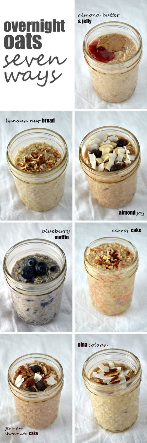 Low Calorie Overnight Oats
 25 best ideas about Overnight braids on Pinterest