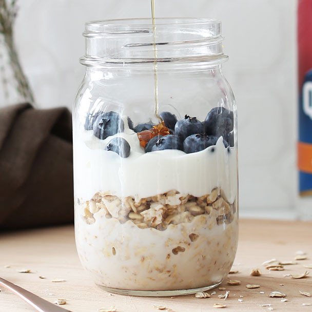 Low Calorie Overnight Oats
 Mixed Berry Overnight Oats Recipe