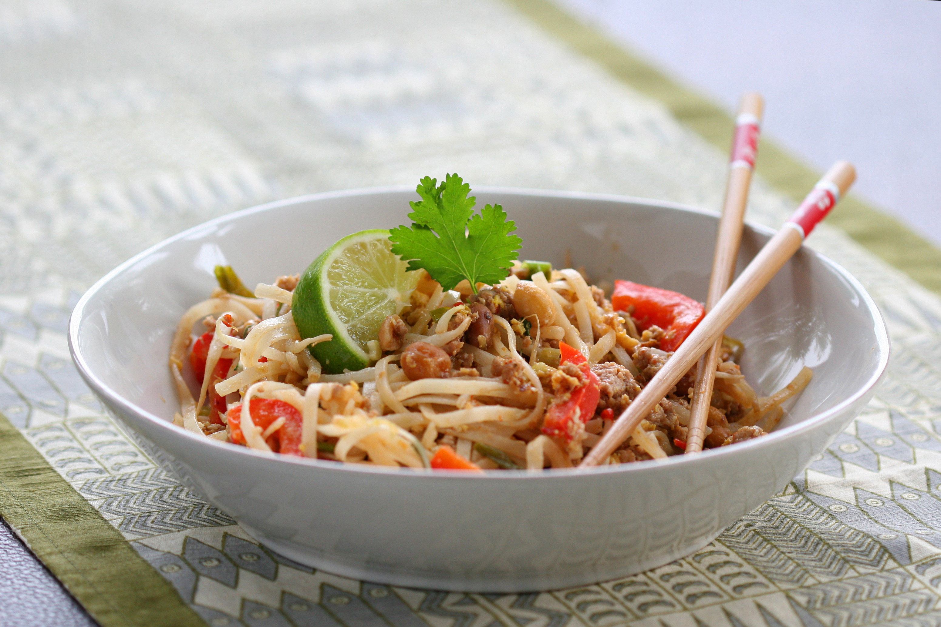 Low Calorie Pad Thai
 Low er Fat Pad Thai BigOven