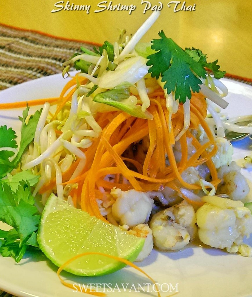 Low Calorie Pad Thai
 Skinny Shrimp Pad Thai Low Calorie Low Carb Gluten FREE