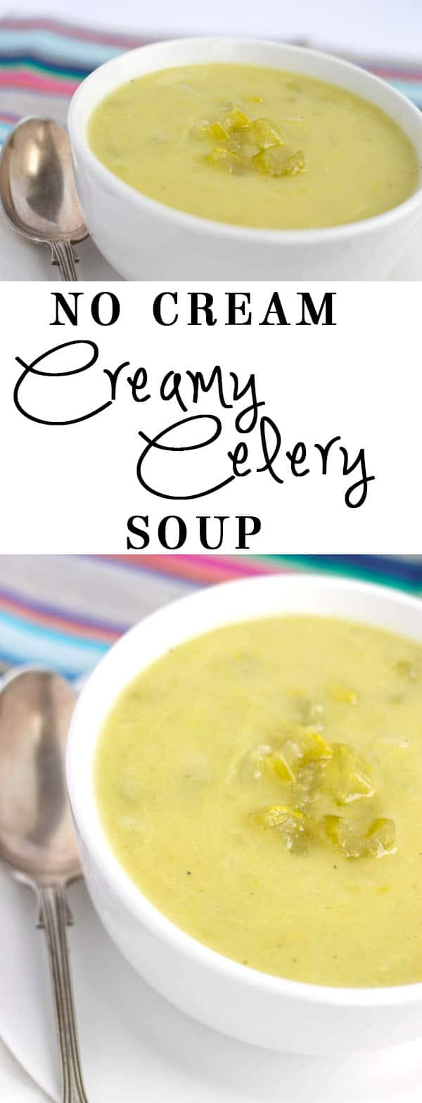 Low Calorie Potato Soup
 No Cream Creamy Celery Soup A delicious Low Fat Low