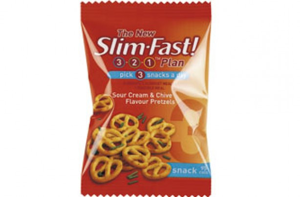 Low Calorie Pretzels
 Low calorie snacks e Slim Fast Sour Cream and Chive