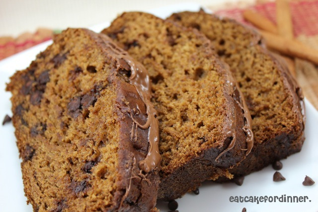 Low Calorie Pumpkin Bread
 Eat Cake For Dinner Pumpkin Chocolate Chip Bread with