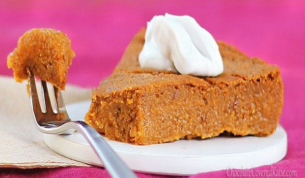 Low Calorie Pumpkin Dessert Recipes
 Crustless Pumpkin Pie low calorie recipe