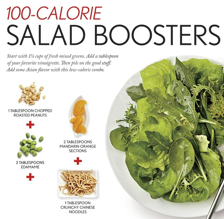 Low Calorie Salad Recipes
 100 calorie salad boosters