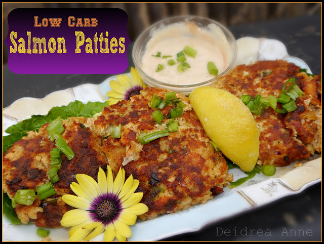 Low Calorie Salmon Patties
 Suzy Homefaker Low Carb Salmon Patties