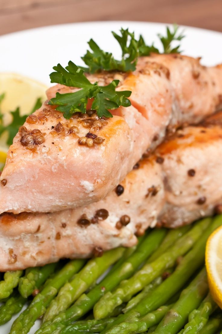 Low Calorie Salmon Recipes
 Broiled Salmon with Herb Mustard Glaze A tasty recipe