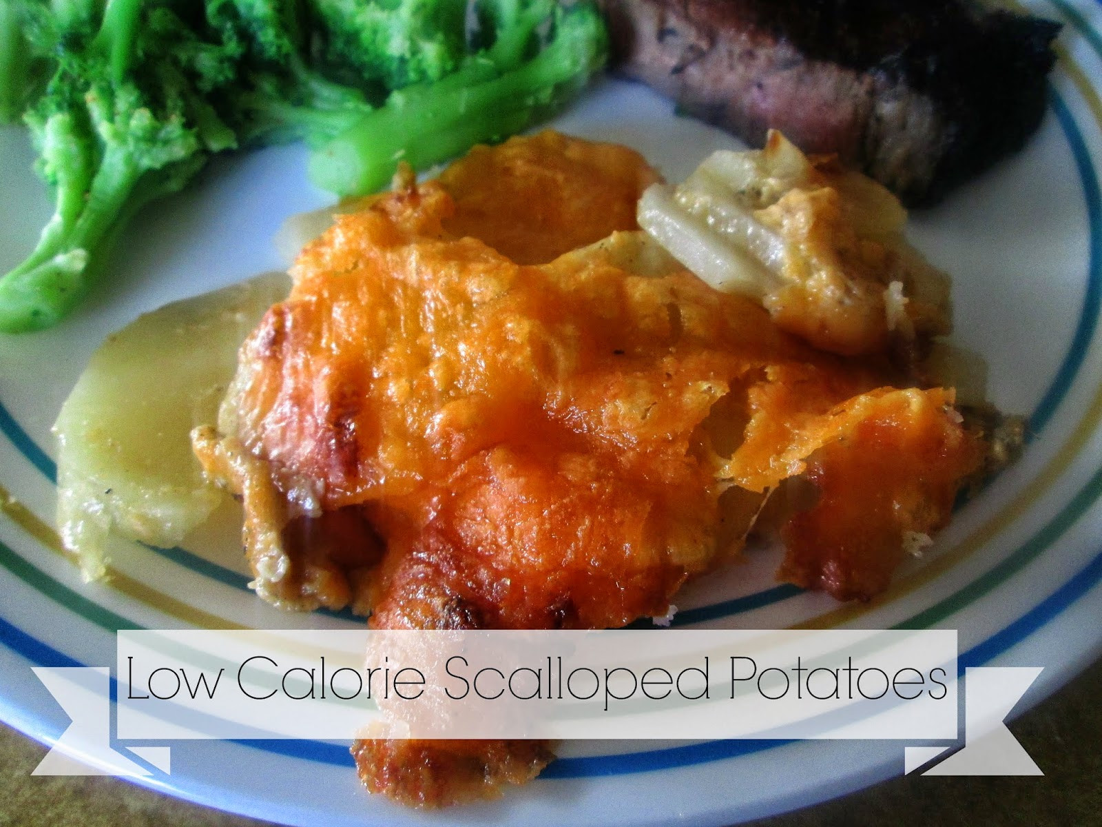 Low Calorie Scalloped Potatoes
 THE REHOMESTEADERS Low Calorie Scalloped Potatoes