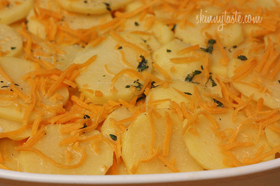 Low Calorie Scalloped Potatoes
 Skinny Scalloped Potato Gratin