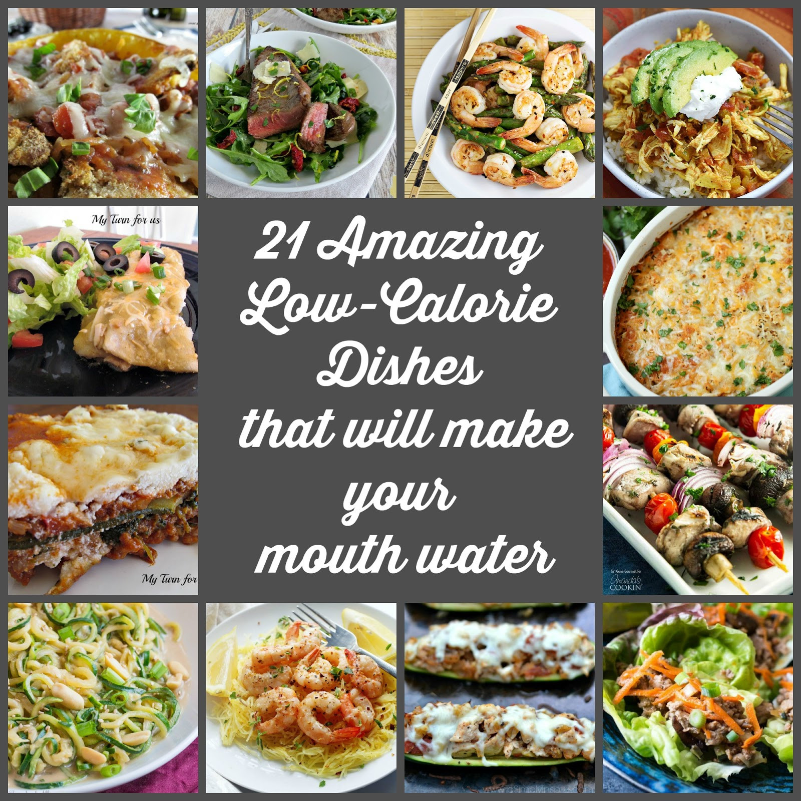 Low Calorie Side Dishes
 21 Amazing Low Calorie Dishes that will make your Mouth Water