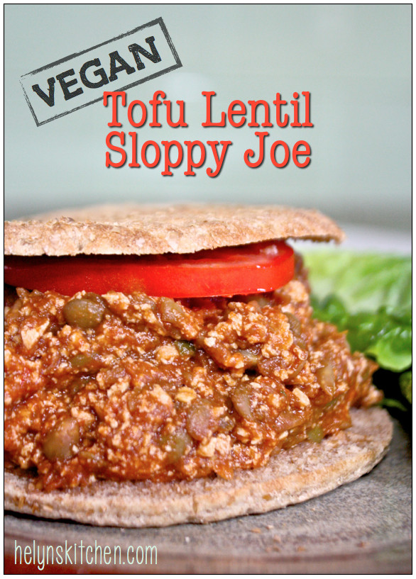 Low Calorie Sloppy Joes
 Tofu Lentil Sloppy Joes Vegan and Low Fat