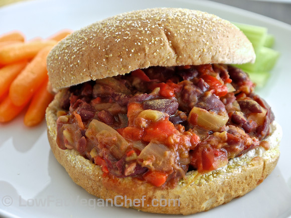 Low Calorie Sloppy Joes
 Meatless Monday Plant Based Slow Cooker Sloppy Joes