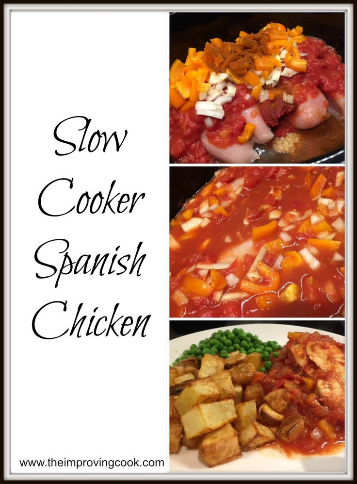 Low Calorie Slow Cooker Chicken Recipes
 25 best ideas about Spanish Chicken on Pinterest