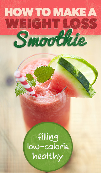 Low Calorie Smoothie Recipes For Weight Loss
 How to make a weight loss smoothie