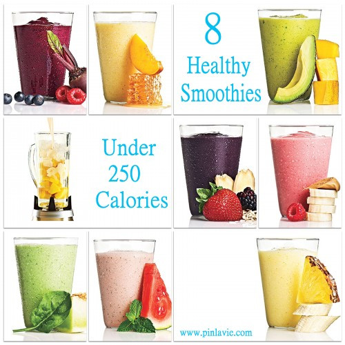 Low Calorie Smoothies Under 100 Calories
 8 Healthy Smoothies Under 250 Calories – PinLaVie