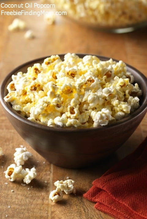 Low Calorie Snacks Recipes
 Coconut Oil Popcorn Low Calorie Snack