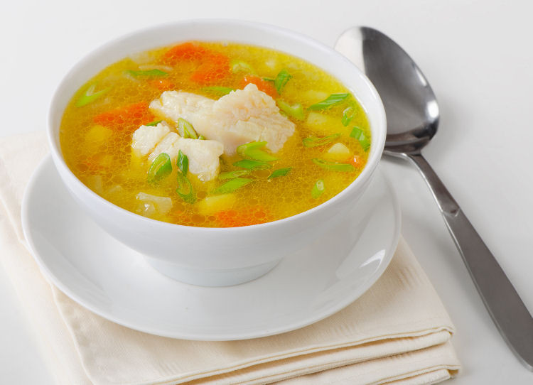 Low Calorie Soup Recipes
 Low Calorie Fish and Ve able Soup