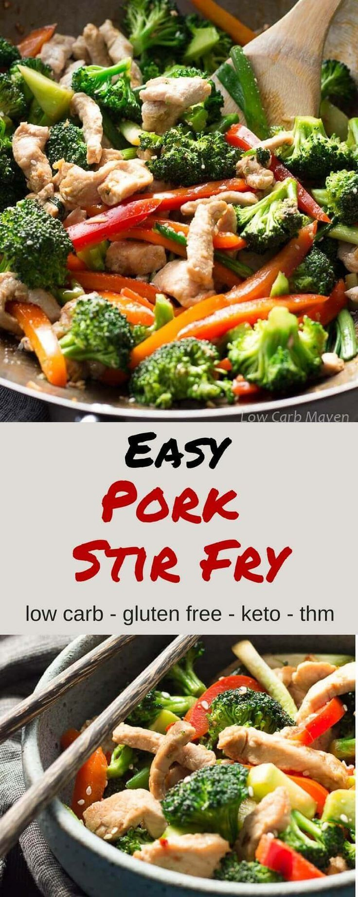 Low Calorie Stir Fry Recipes
 This easy pork stir fry is low carb gluten free keto and